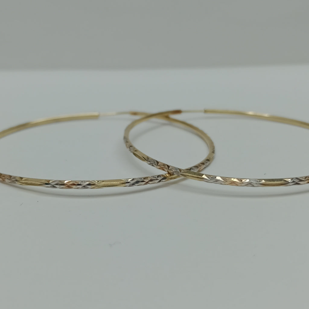 ARRACADAS PAR ORO 14 K 3.7 GRMS (SEMINUEVO)
