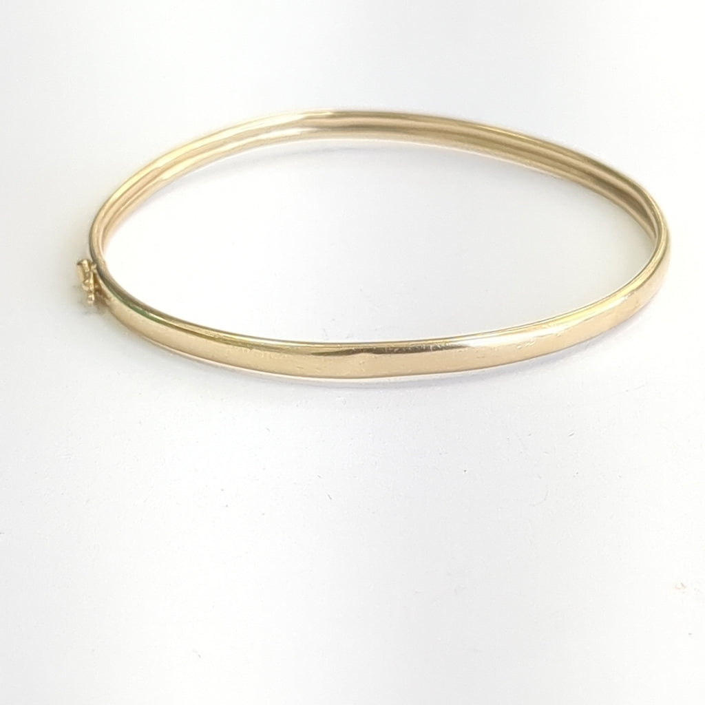 PULSERA RIGIDA ORO 14 K 4.7 GRMS (SEMINUEVO)