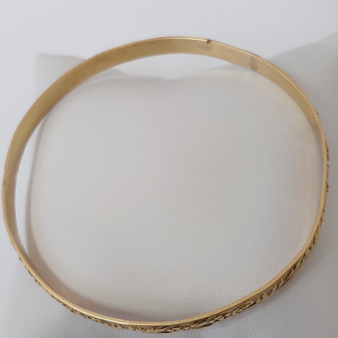PULSERA RIGIDA ORO 18 K 15,00 GRMS (SEMINUEVO)