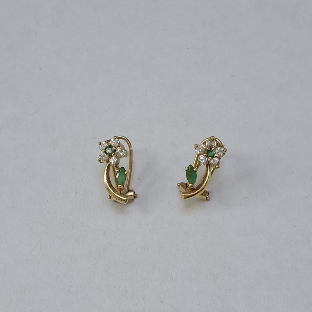 ARETES PAR ORO 14 K 2,10 GRMS (SEMINUEVO)