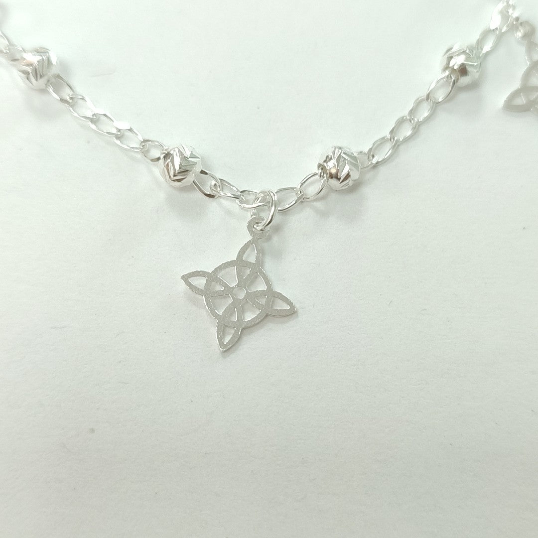 PULSERA TEJIDO ESPECIAL PLATA .925 18 CM 3.2 GR (NUEVO)