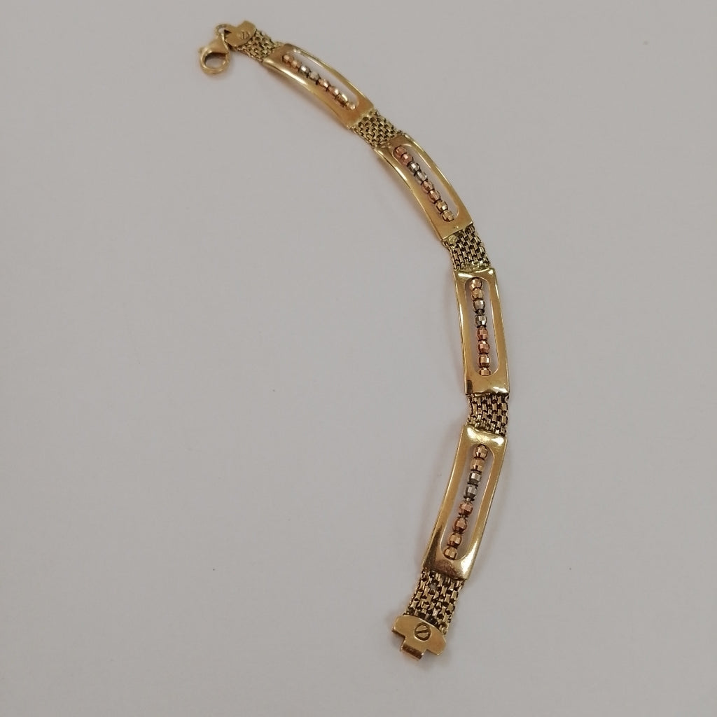 ESCLAVA ORO COMBINADO 14 K 10,90 GRMS (SEMINUEVO)