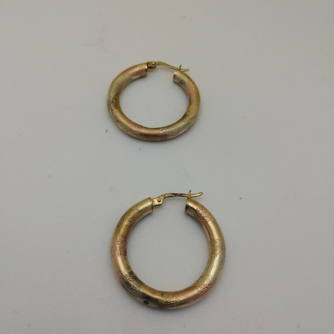 ARRACADAS PAR ORO 14 K 3.9 GRMS (SEMINUEVO)