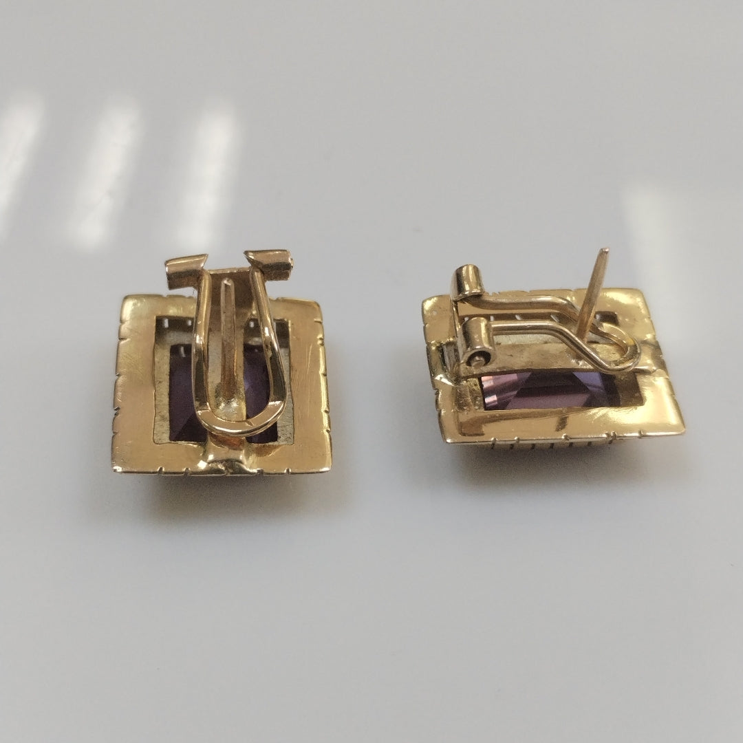ARETES PAR ORO 8 K 9.2 GRMS (SEMINUEVO)