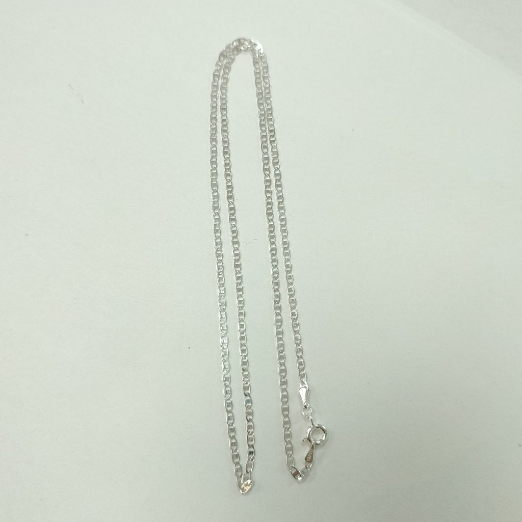 CADENA TEJIDO ESPEJO PLATA .925 55 CM 4 GR (NUEVO)