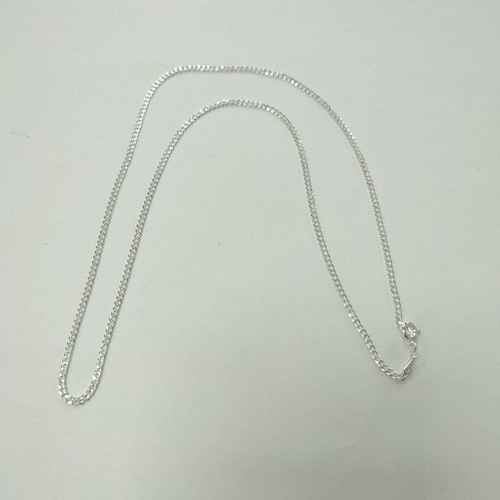CADENA TEJIDO BARBADO PLATA .925 55 CM 5.3 GR (NUEVO)