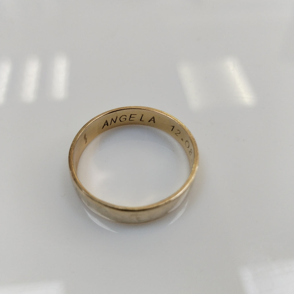 ARGOLLA ORO 14 K 4.2 GRMS (SEMINUEVO)