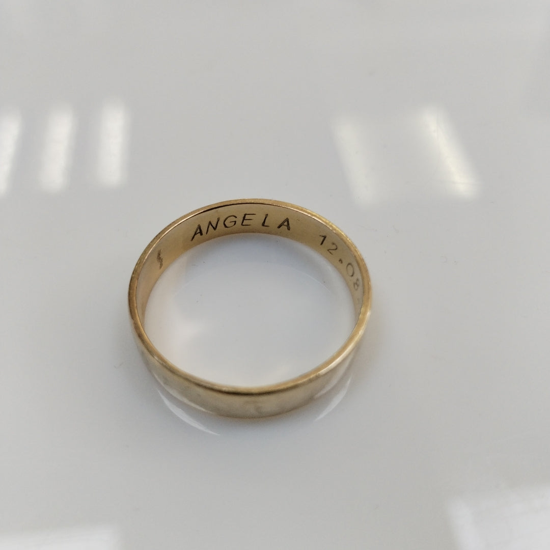 ARGOLLA ORO 14 K 4.2 GRMS (SEMINUEVO)