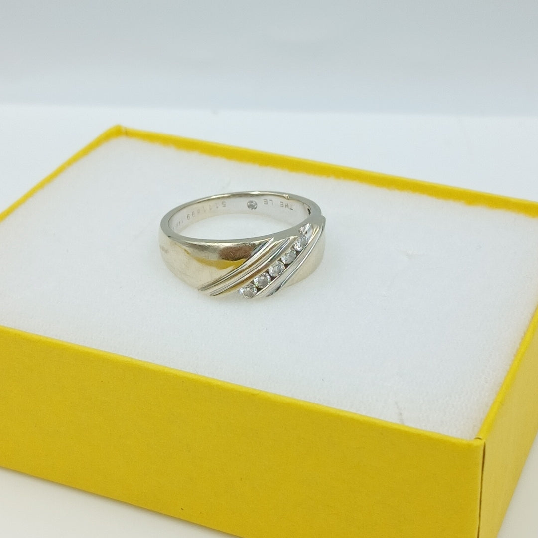 ARGOLLA ORO, ORO BLANCO 14 K 7.1 GRMS (SEMINUEVO)
