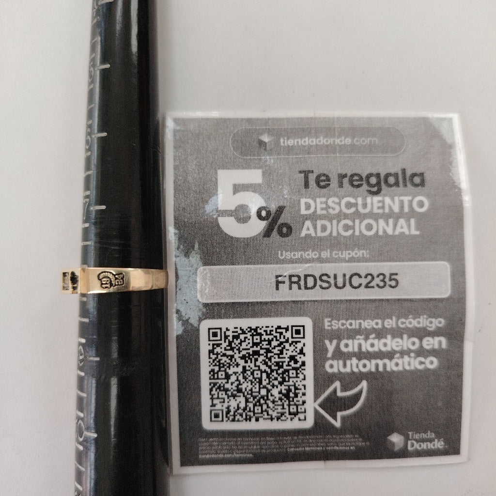 ANILLO DE GRADUACIÓN ORO 8 K 3.5 GRMS (SEMINUEVO)