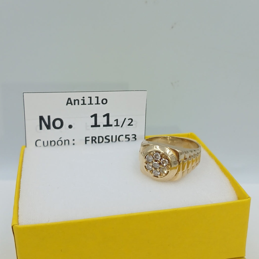 ANILLO ORO 14 K 11.6 GRMS (SEMINUEVO)