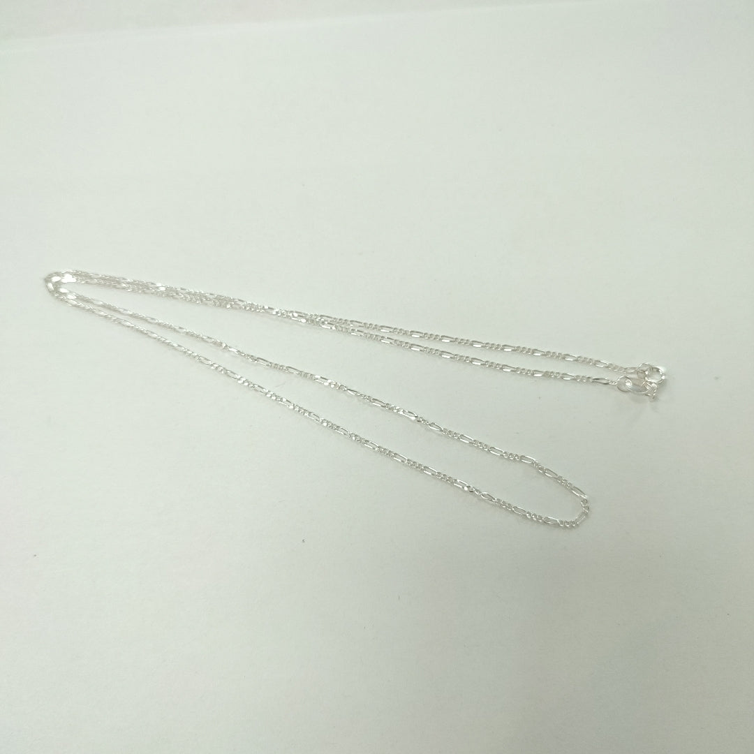 CADENA TEJIDO 3X1 PLATA .925 55 CM 2.3 GR (NUEVO)