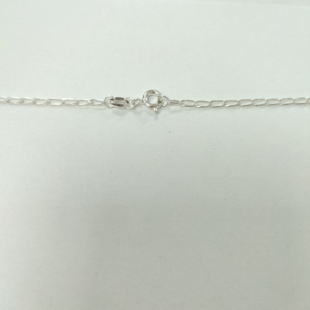 CADENA TEJIDO ESLABONES PLATA .925 50 CM 2.6 GR (NUEVO)