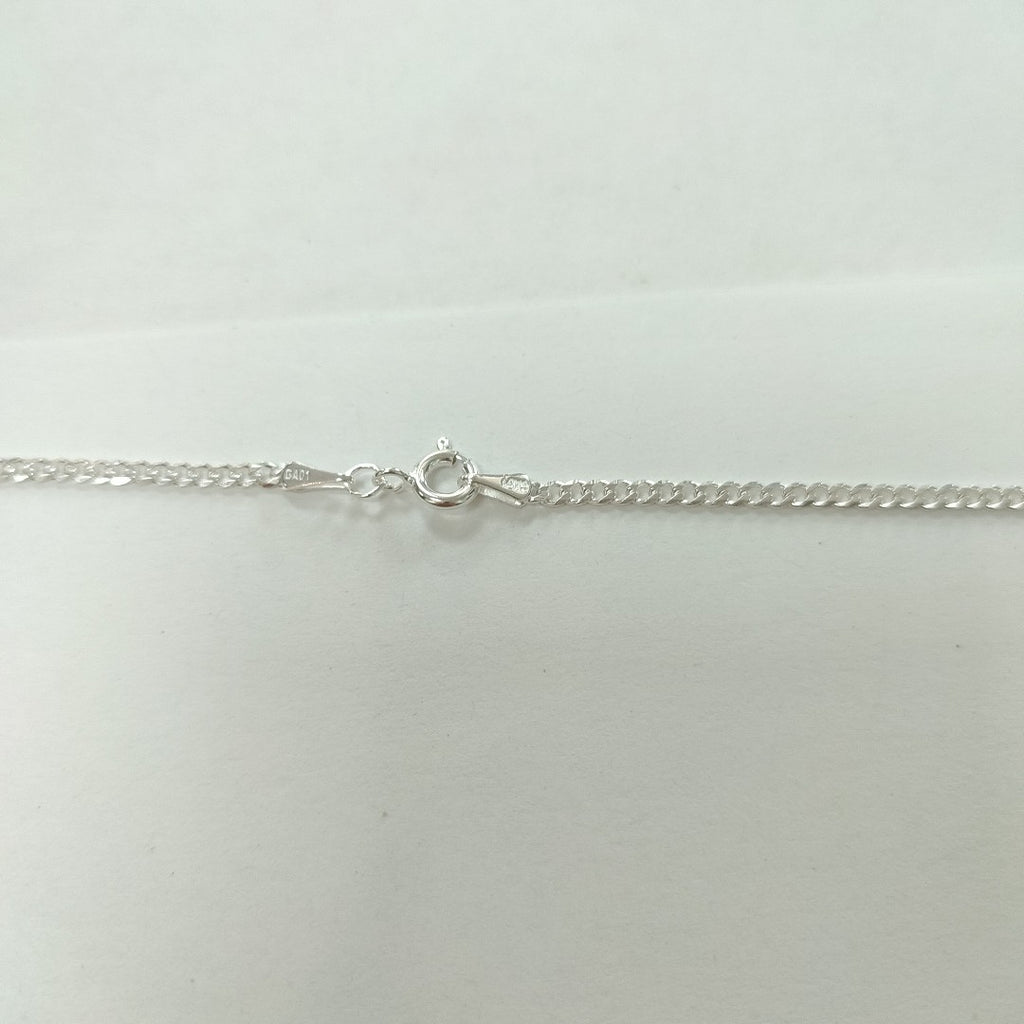 CADENA TEJIDO BARBADO PLATA .925 60 CM 5.7 GR (NUEVO)