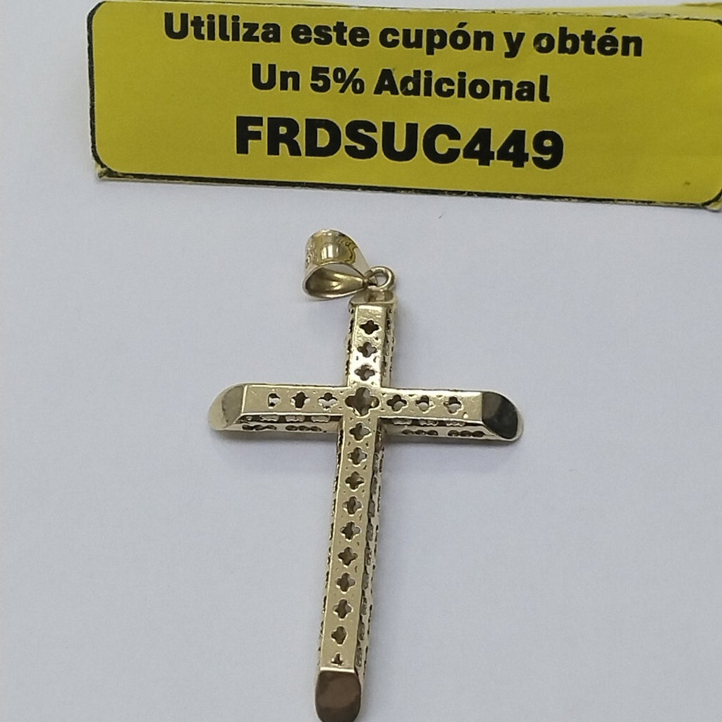 CRUZ, DIJE ORO 14 K 3.9 GRMS (SEMINUEVO)