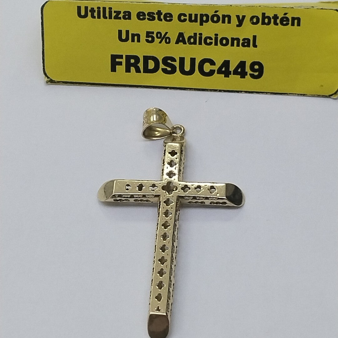 CRUZ, DIJE ORO 14 K 3.9 GRMS (SEMINUEVO)