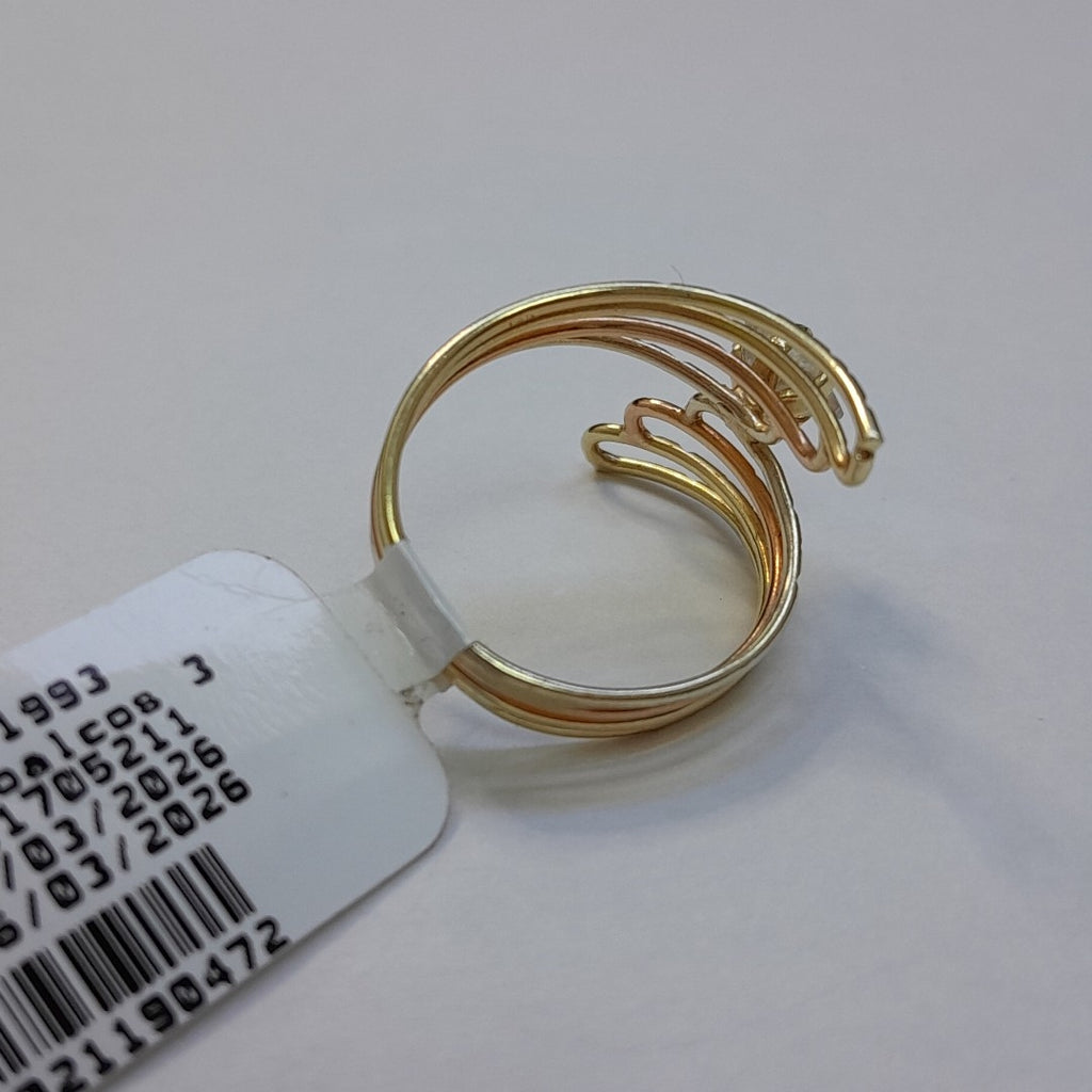 ANILLITO ORO COMBINADO 14 K 2,40 GRMS (SEMINUEVO)