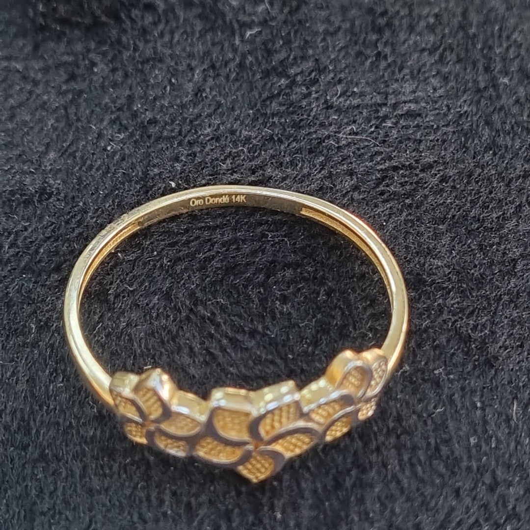 ANILLOS DAMA ORO 14K 1.6 (NUEVO)