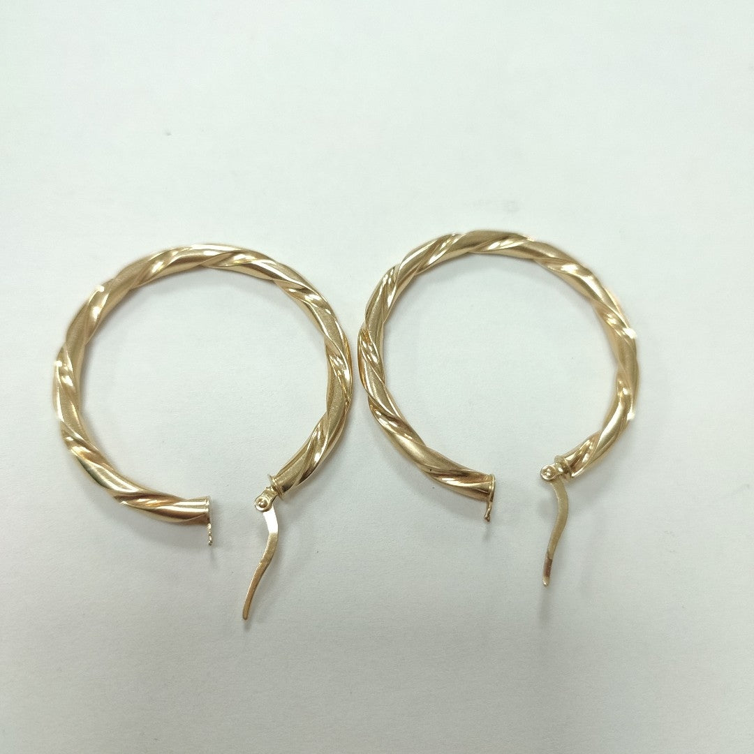 ARRACADAS PAR ORO 14 K 3 GRMS (SEMINUEVO)