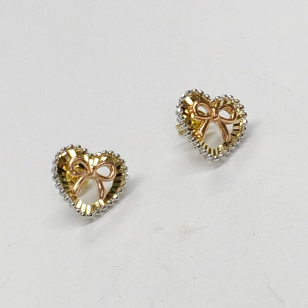 BROQUELES PAR ORO, ORO COMBINADO 14 K 2.1 GRMS (SEMINUEVO)