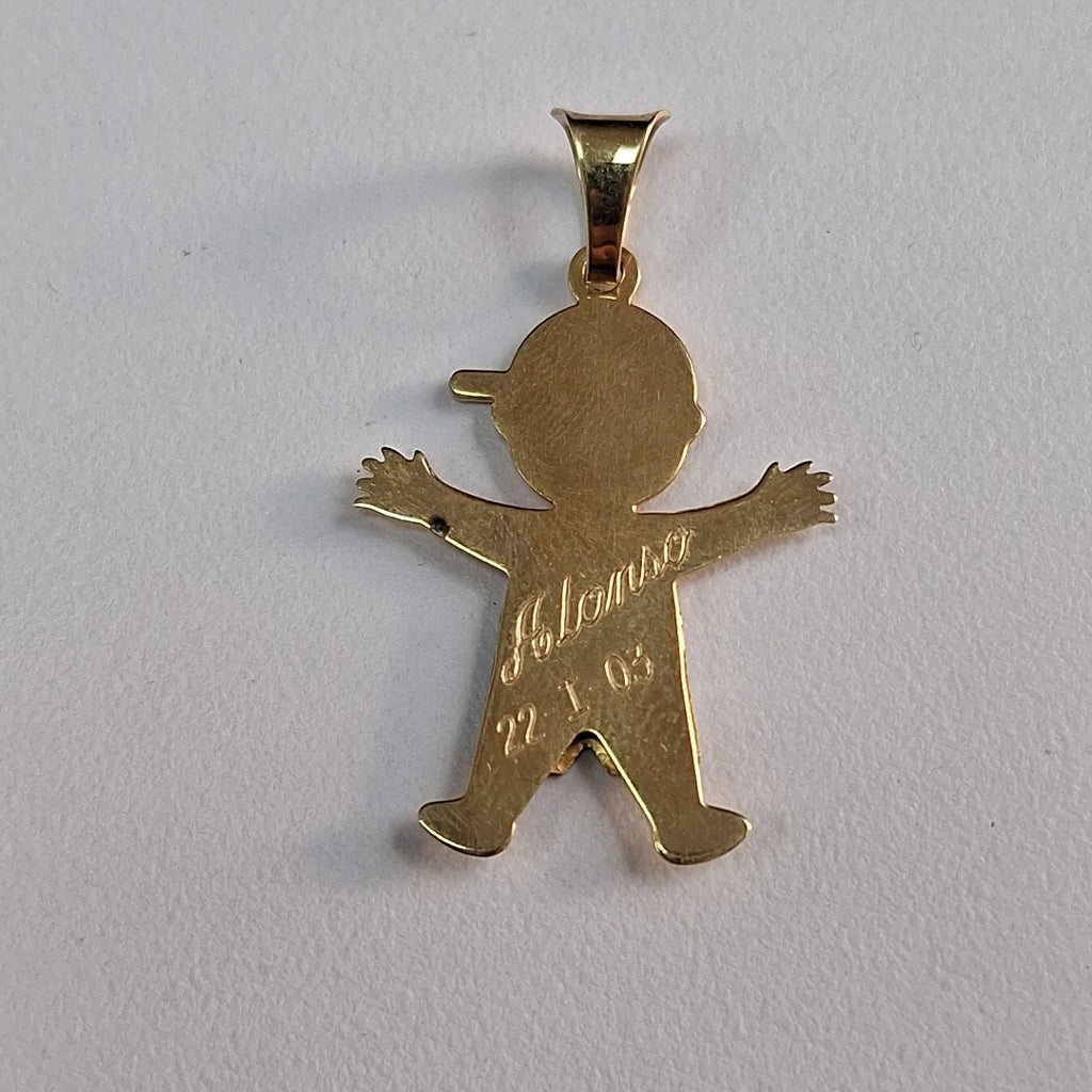 DIJE ORO COMBINADO 14 K 2,60 GRMS (SEMINUEVO)