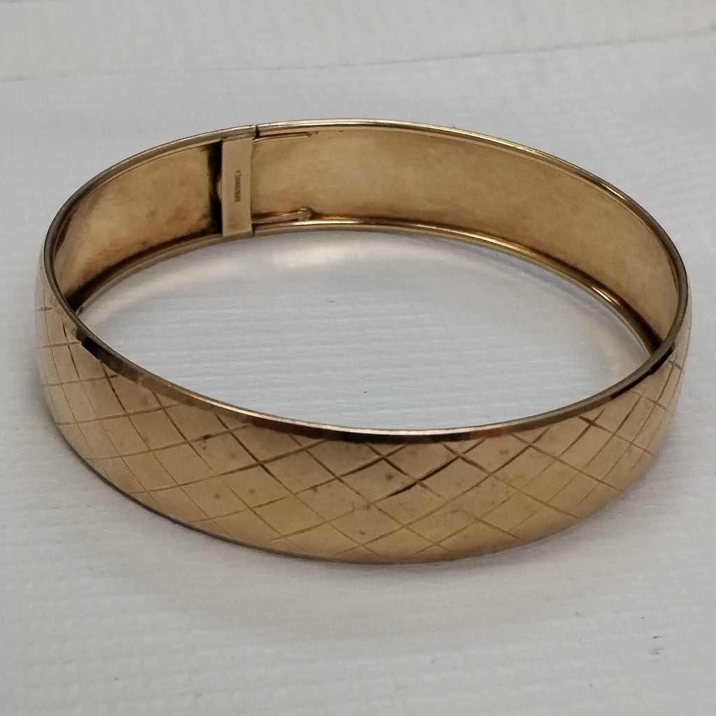 PULSERA RIGIDA ORO 10 K 14 GRMS (SEMINUEVO)