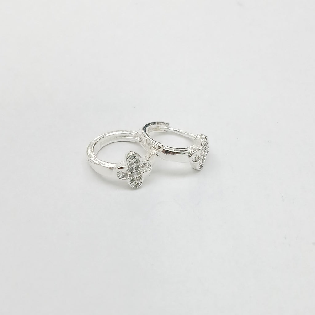 ARRACADAS C/CIRCONIAS PLATA .925 1.9 GR (NUEVO)