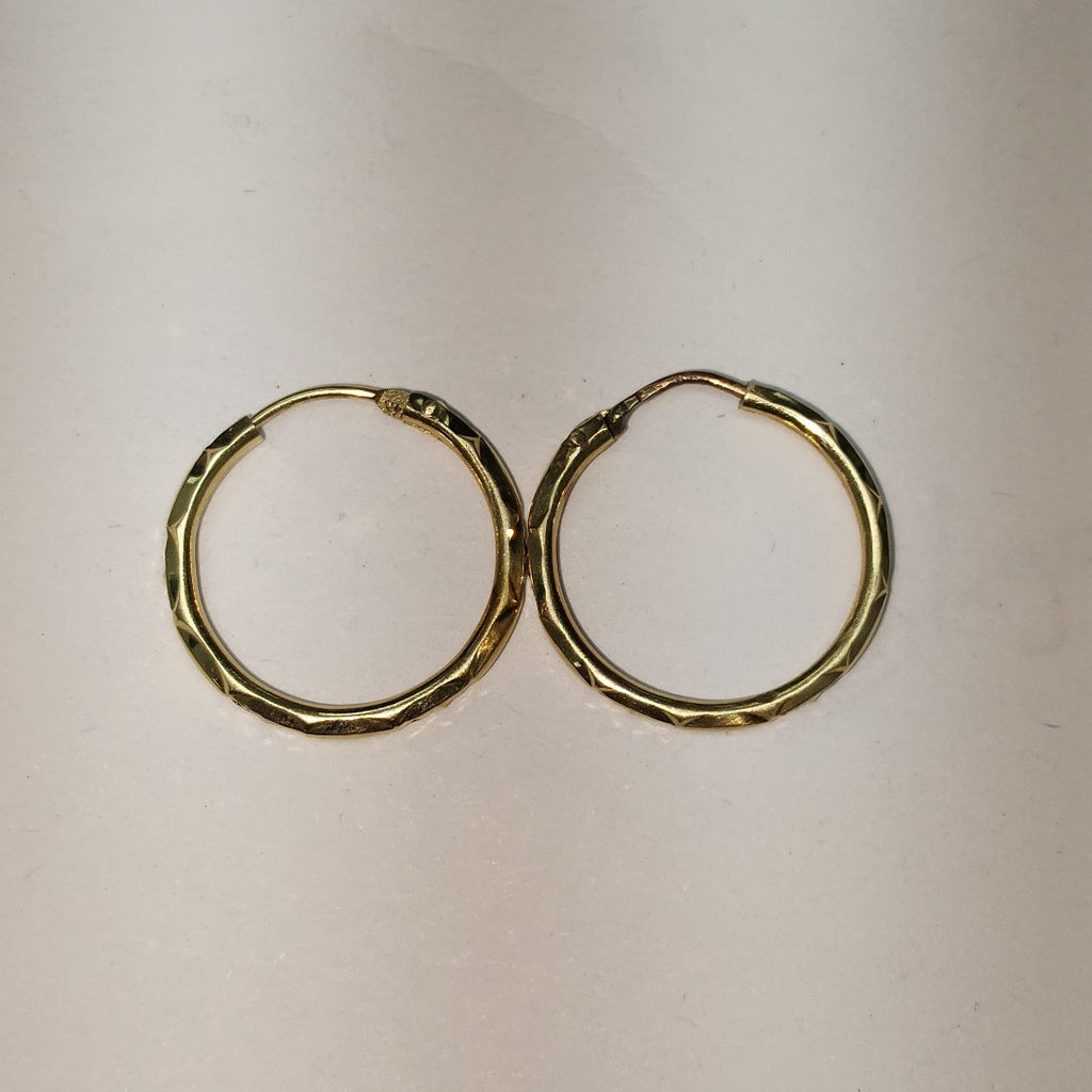 ARRACADAS PAR ORO 14 K 1.9 GRMS (SEMINUEVO)