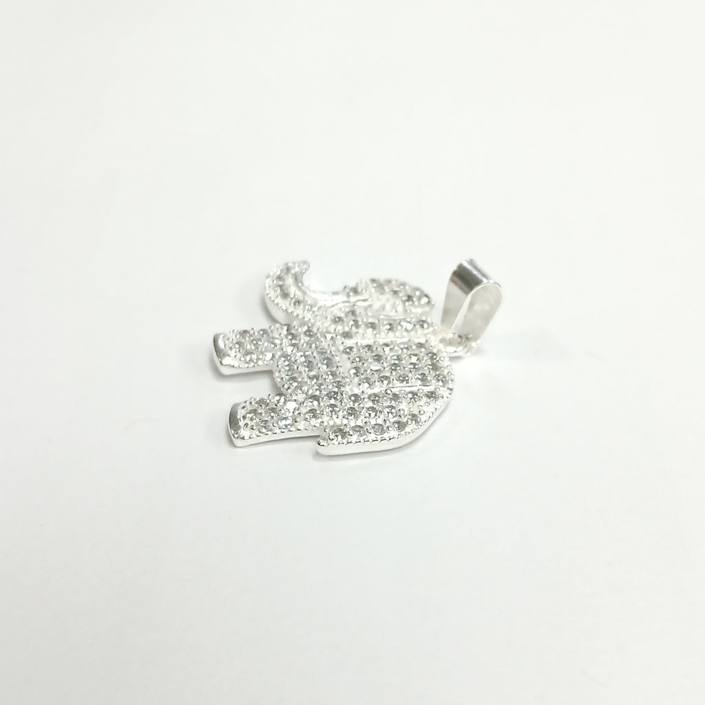 DIJE ELEFANTE C/CIRCONIAS PLATA .925 5.4 GR (NUEVO)