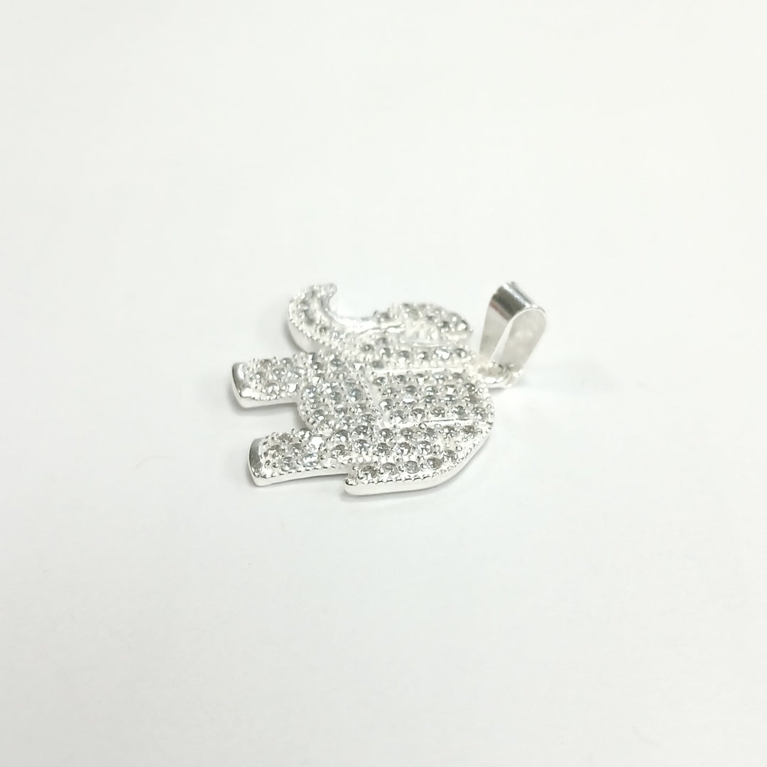 DIJE ELEFANTE C/CIRCONIAS PLATA .925 5.4 GR (NUEVO)