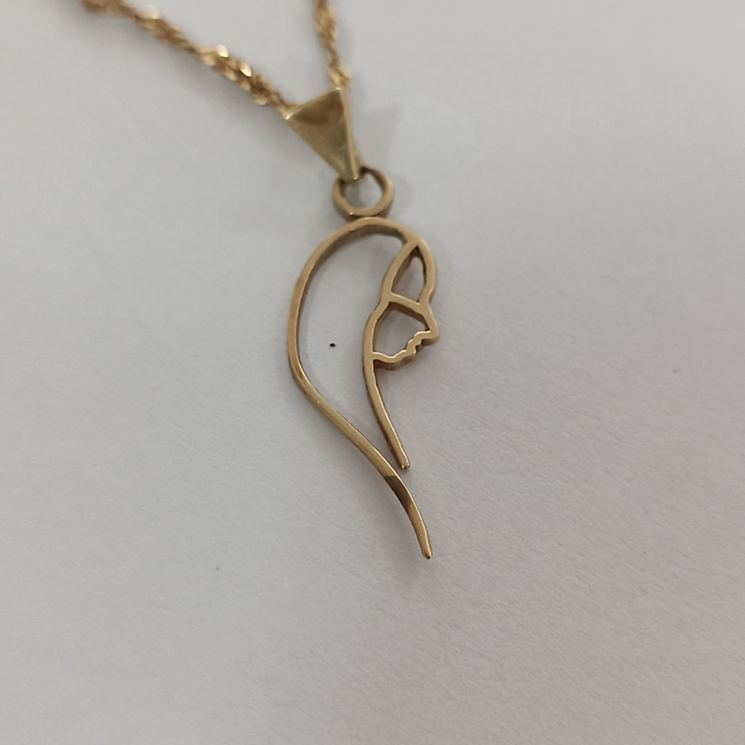 CADENA,DIJE ORO 14 K 3,80 GRMS (SEMINUEVO)