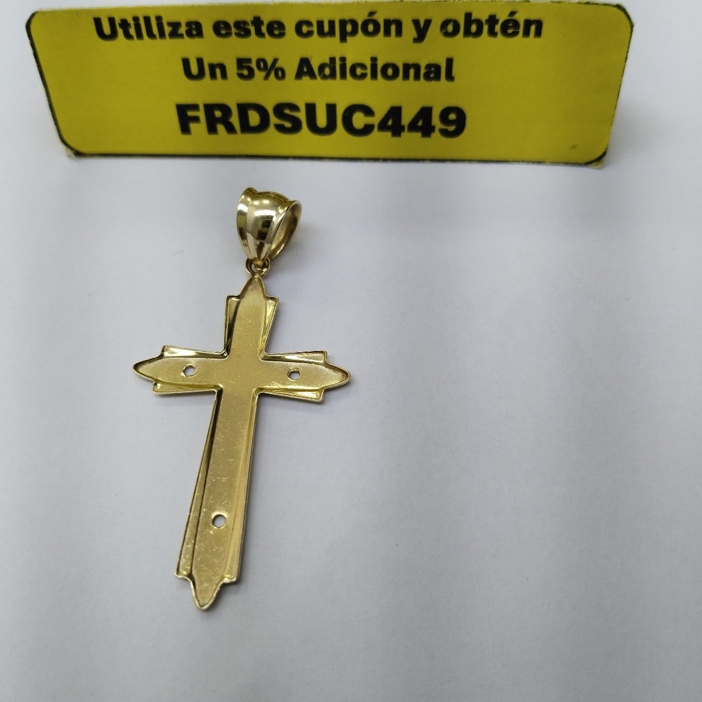 CRUZ, DIJE ORO 14 K 2.2 GRMS (SEMINUEVO)