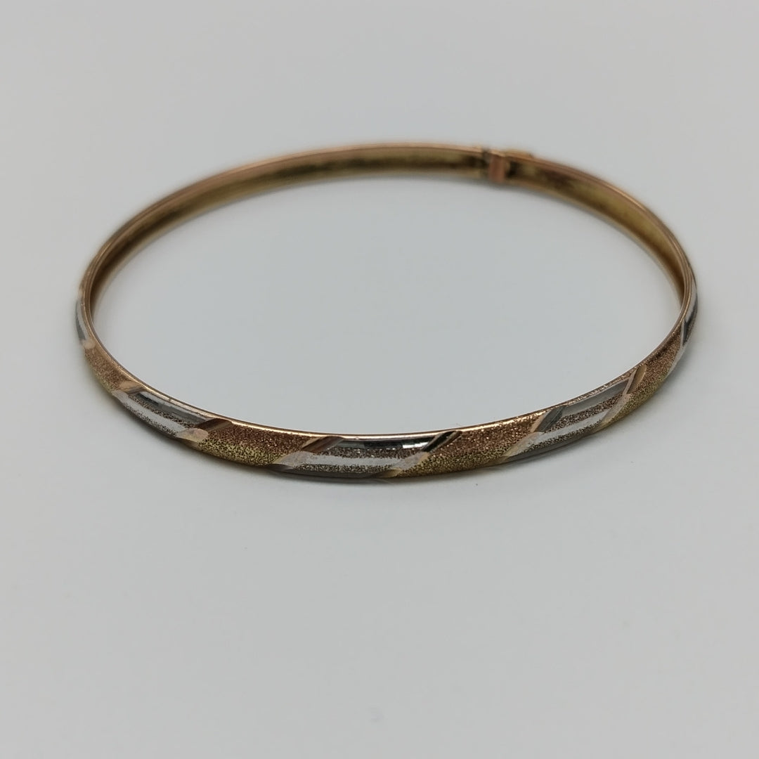 PULSERA RIGIDA ORO 14 K 4,50 GRMS (SEMINUEVO)