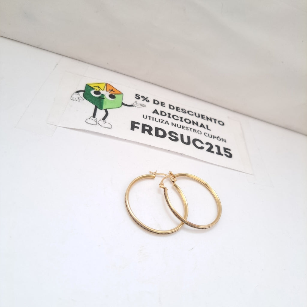 ARRACADAS PAR ORO 10 K 3,50 GRMS (SEMINUEVO)