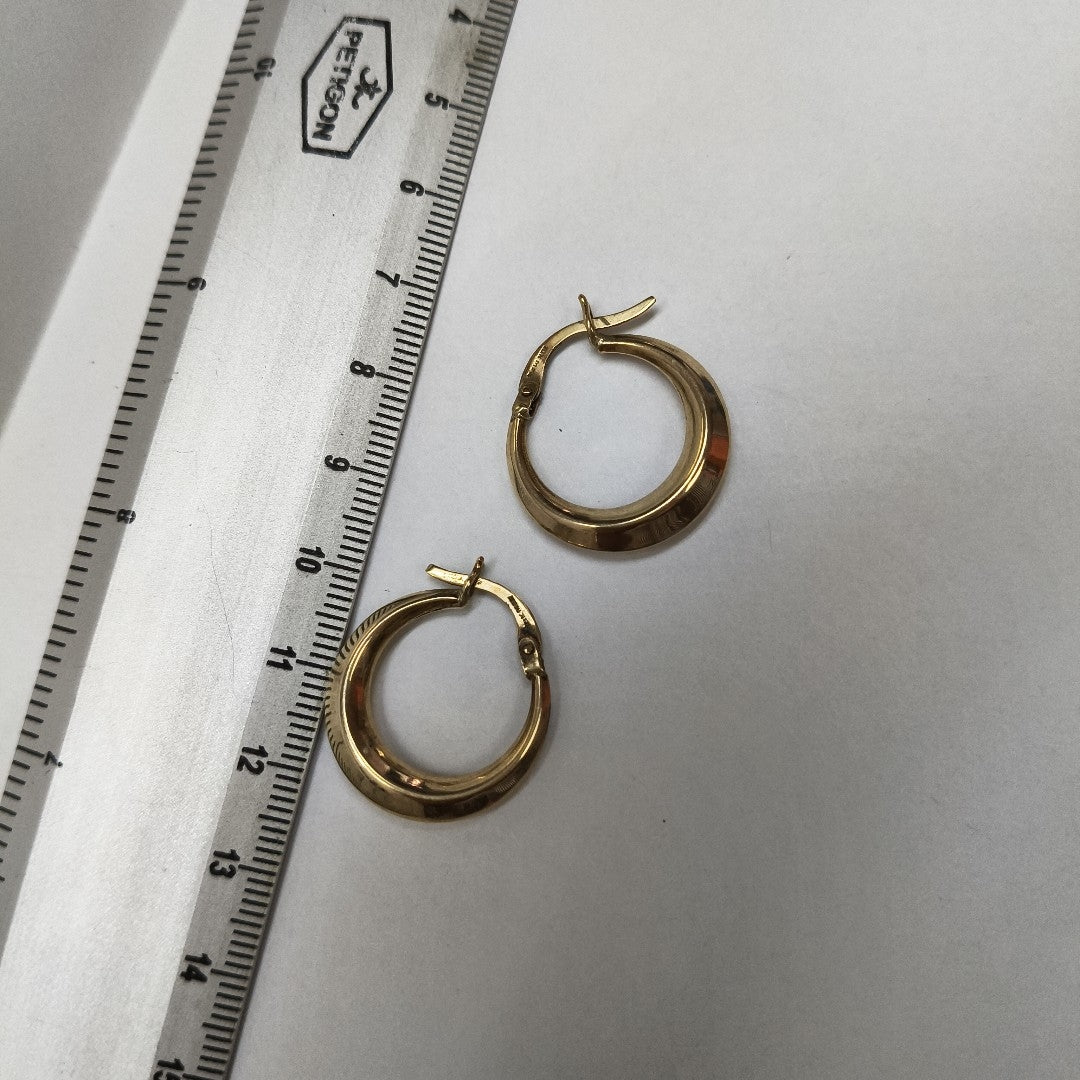 ARRACADAS PAR ORO 10 K 2.7 GRMS (SEMINUEVO)