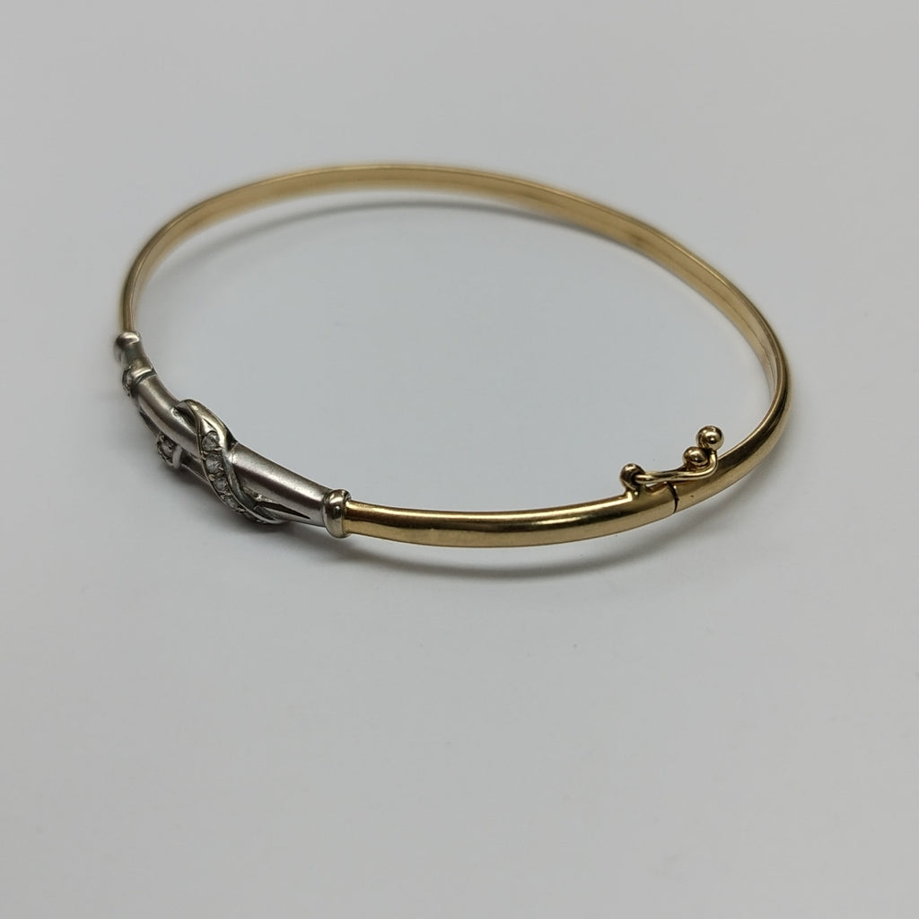 PULSERA RIGIDA ORO 14 K 4,80 GRMS (SEMINUEVO)