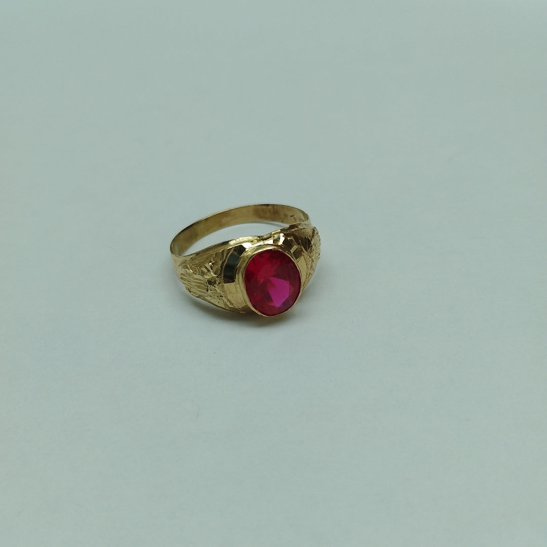 ANILLO DE GRADUACIÓN ORO 10 K 2.6 GRMS (SEMINUEVO)