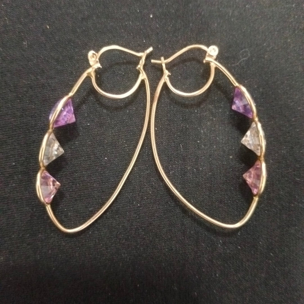 ARETES PAR ORO 14 K 5.9 GRMS (SEMINUEVO)