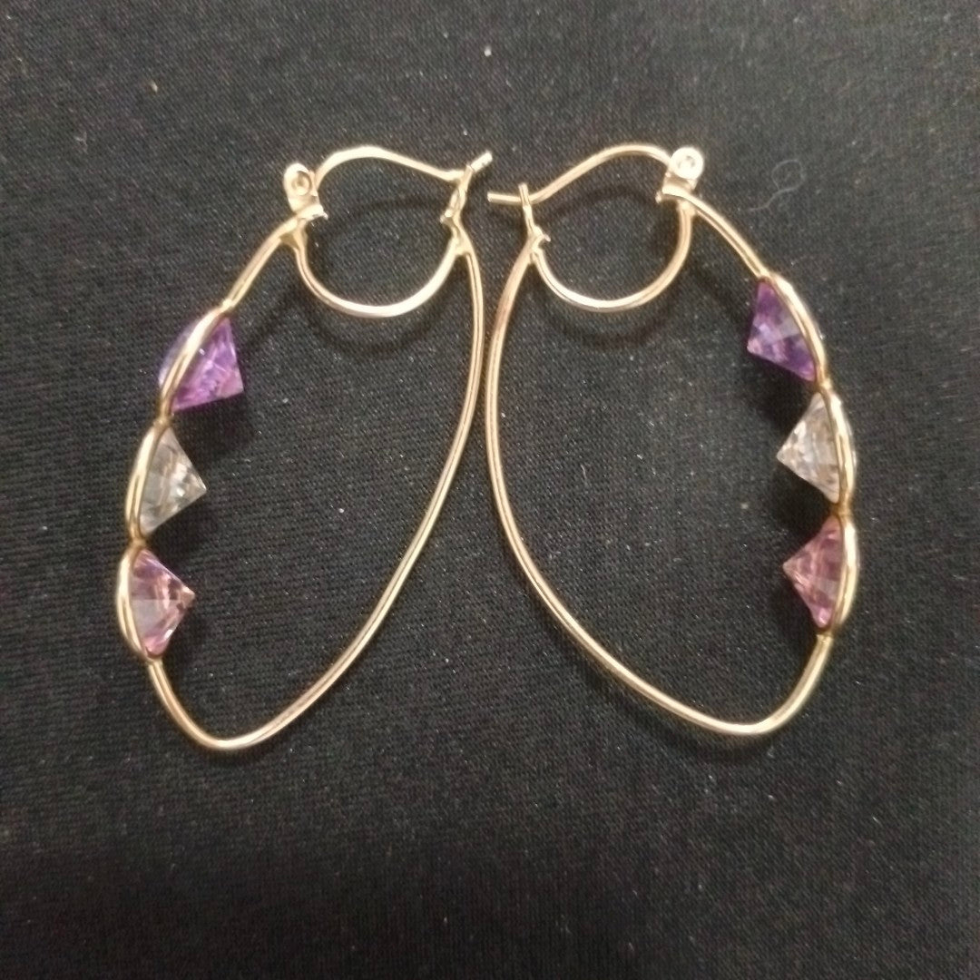 ARETES PAR ORO 14 K 5.9 GRMS (SEMINUEVO)
