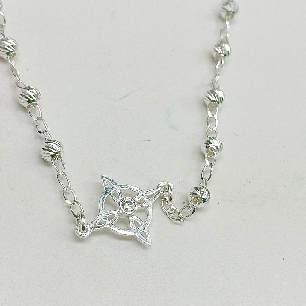 PULSERA TEJIDO ESPECIAL PLATA .925 18 CM 2.9 GR (NUEVO)