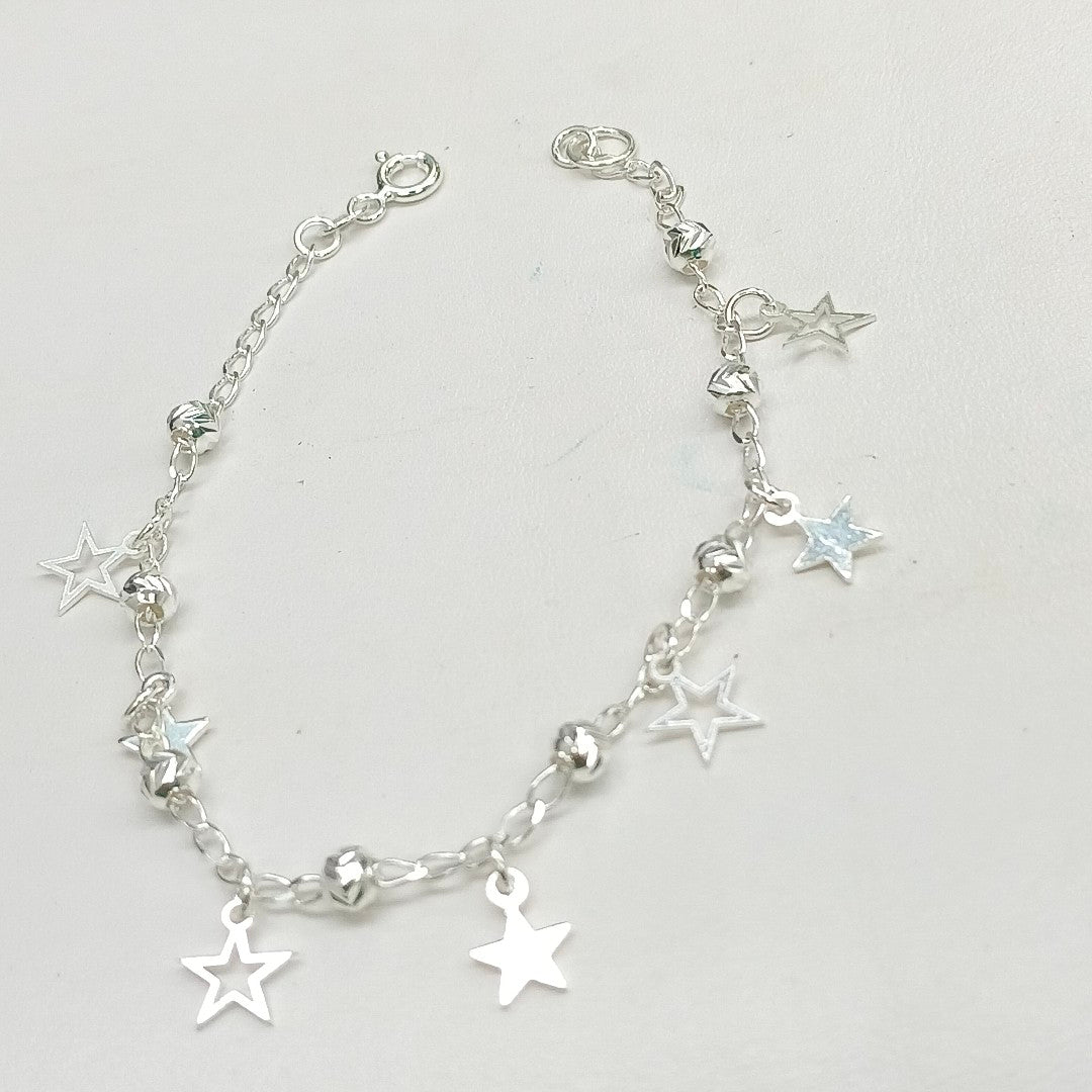 PULSERA TEJIDO ESPECIAL PLATA .925 18 CM 3.1 GR (NUEVO)