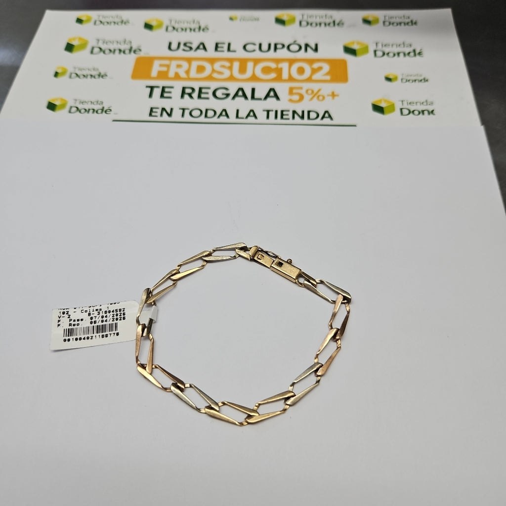 PULSERA ORO COMBINADO 14 K 7,20 GRMS (SEMINUEVO)