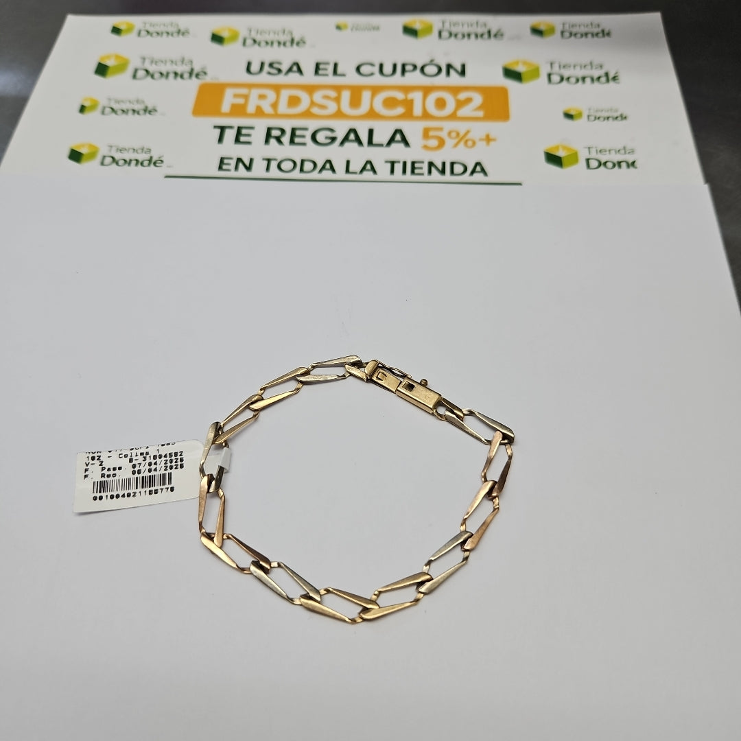 PULSERA ORO COMBINADO 14 K 7,20 GRMS (SEMINUEVO)