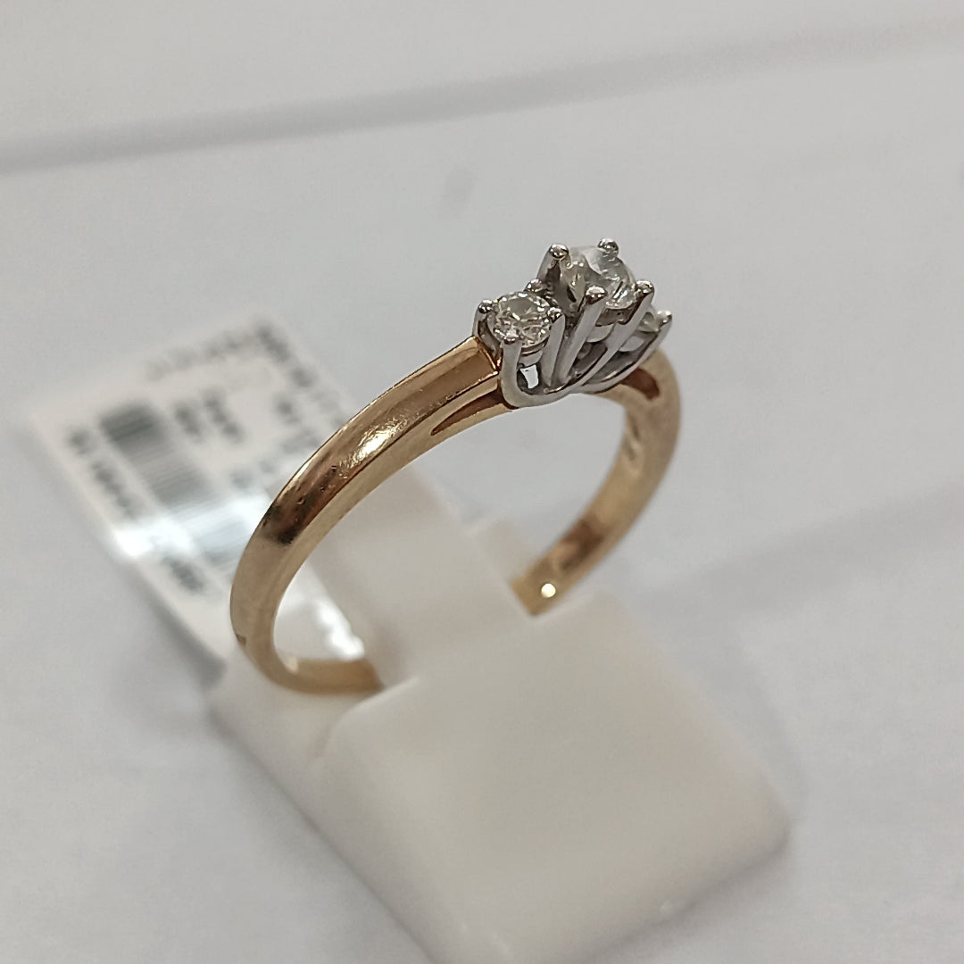 ANILLO ORO,RODIADO 14 K 2,40 GRMS (SEMINUEVO)