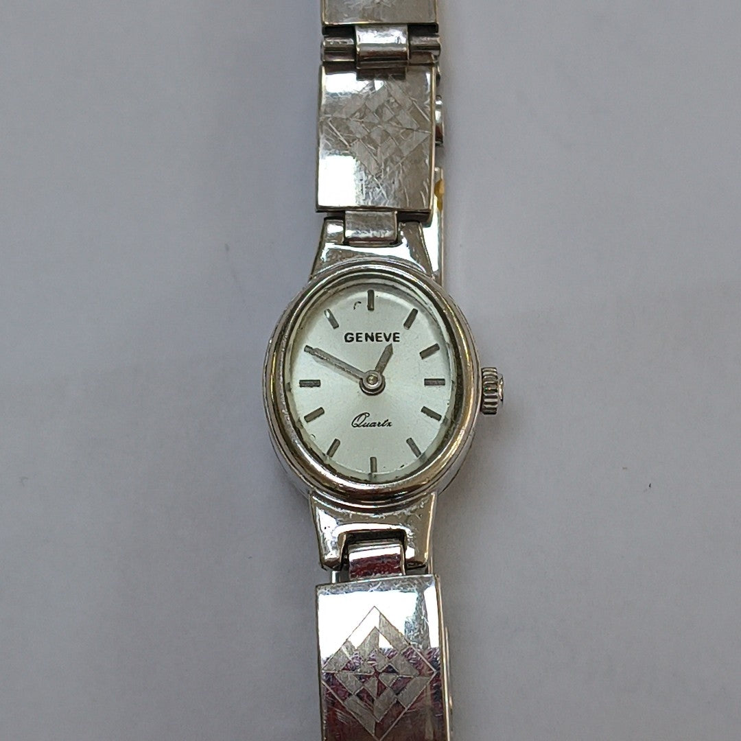 RELOJ CAJA Y PULSO ORO ORO, ORO BLANCO 14 K 25.9 GRMS (SEMINUEVO)