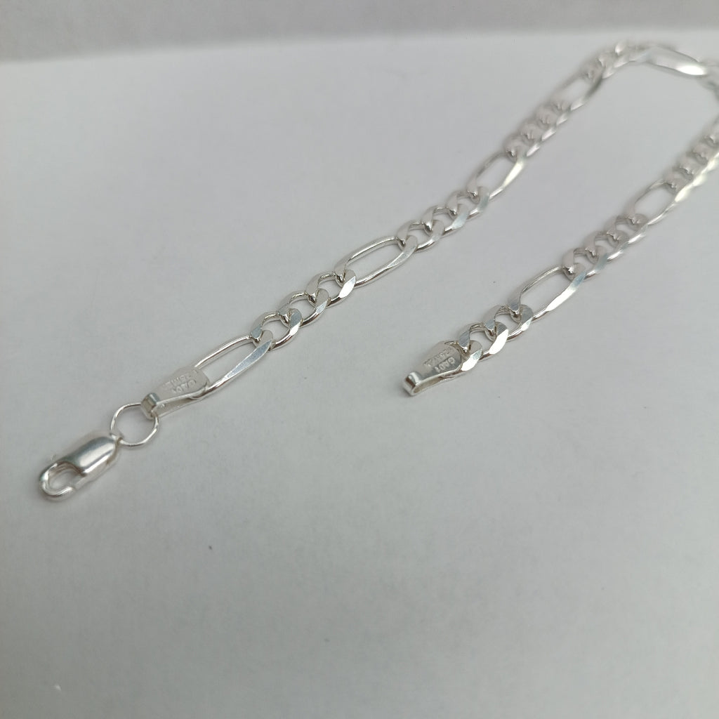 PULSERA TEJIDO 3X1 PLATA .925 18 CM 6.2 GR (NUEVO)