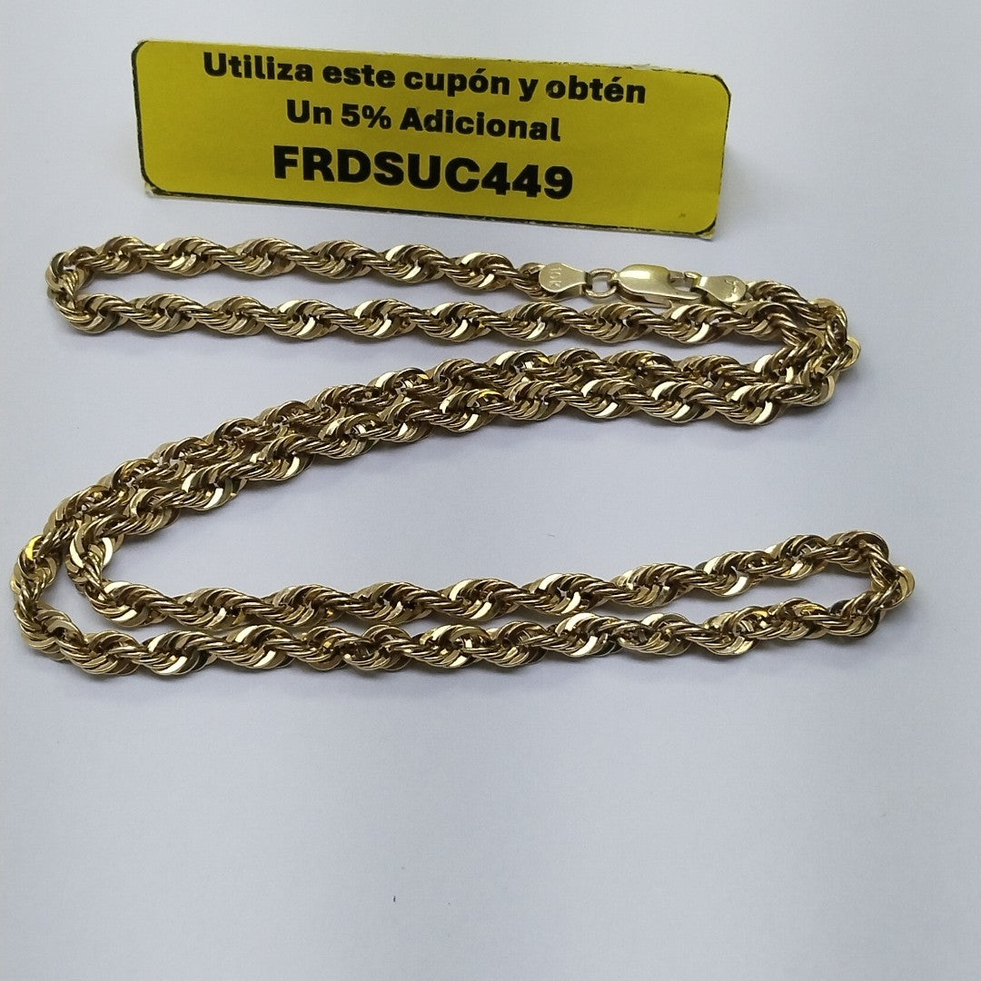 CADENA ORO 10 K 9.2 GRMS (SEMINUEVO)