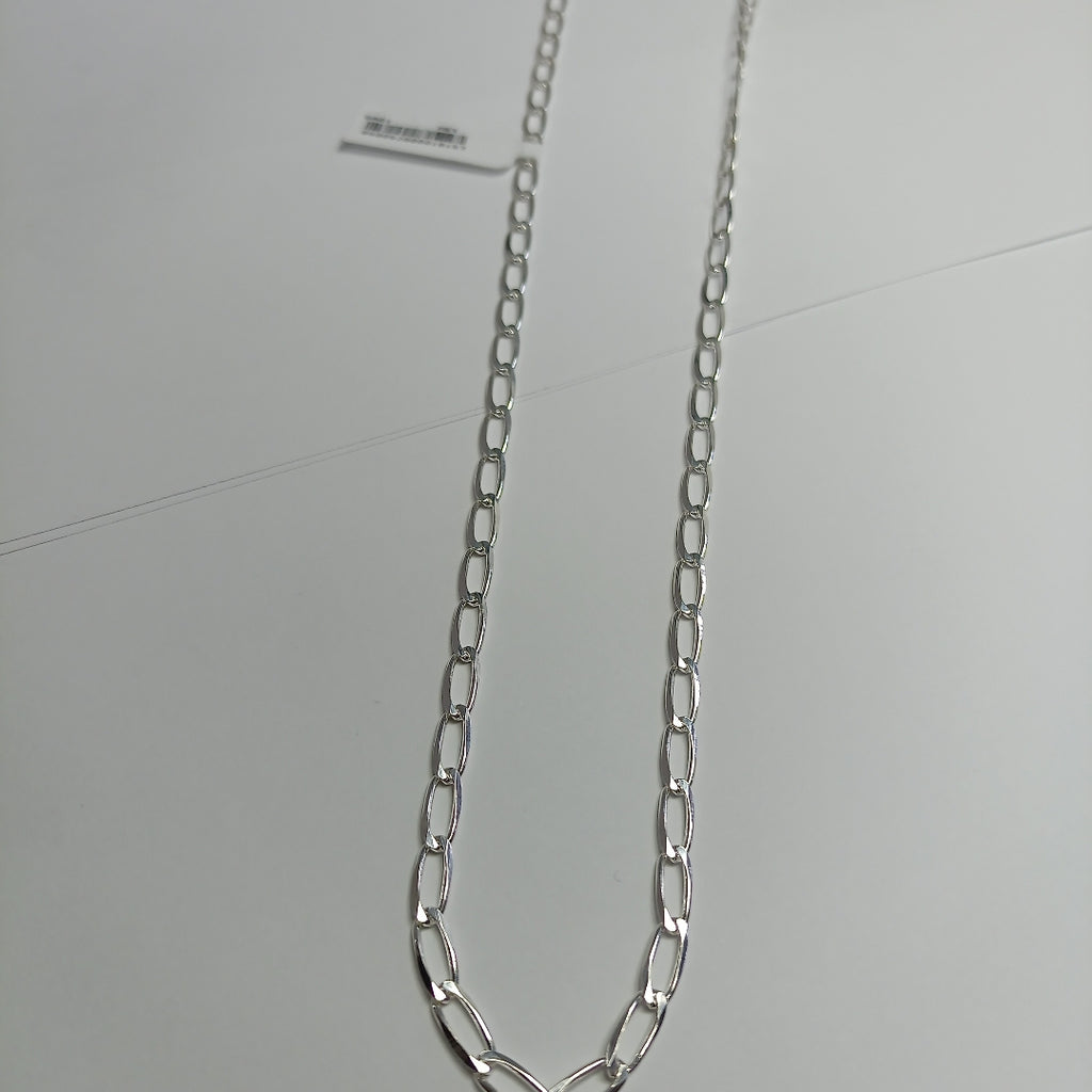 CADENA TEJIDO ESLABONES PLATA .925 60 CM 10.8 GR (NUEVO)