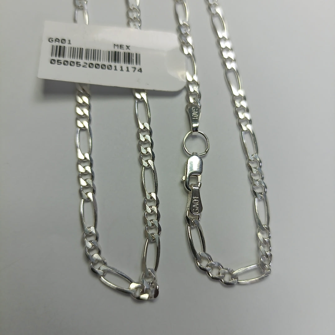 CADENA TEJIDO 3X1 PLATA .925 55 CM 7.5 GR (NUEVO)