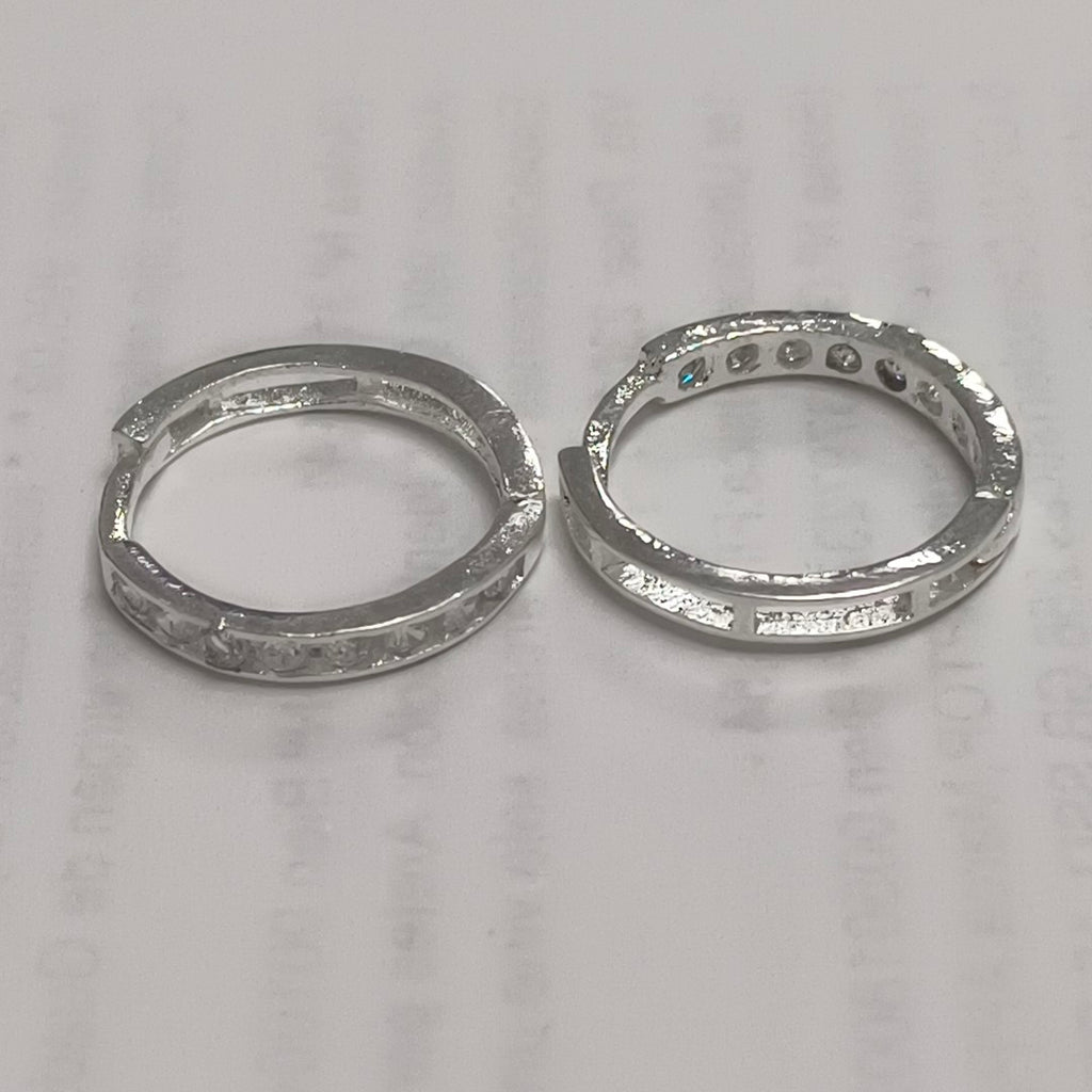 ARRACADAS C/CIRCONIAS PLATA .925 2.1 GR (NUEVO)